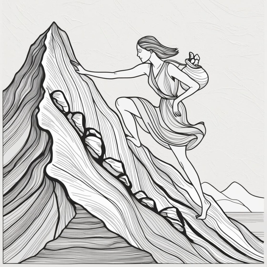 Rouw is als het beklimmen van een berg