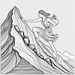 Rouw is als het beklimmen van een berg